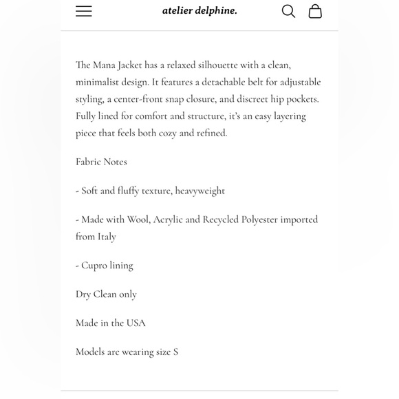 Atelier Delphine Mana Coat - Picture 8 of 12